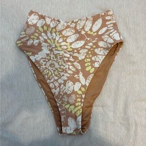 Aerie high waisted high cut cheeky swim bottoms